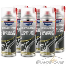 6x 400ml PRESTO SILIKONSPRAY