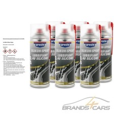 6x 400ml PRESTO SILIKONSPRAY