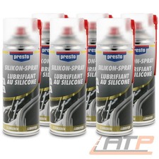 6x 400ml PRESTO SILIKONSPRAY